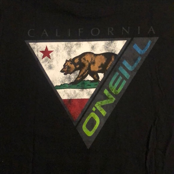 Mens Small, Black, O'Neill California Triangle Tee - Picture 5 of 6